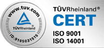 TÜV Rhein – ISO 14001 - ISO 9001